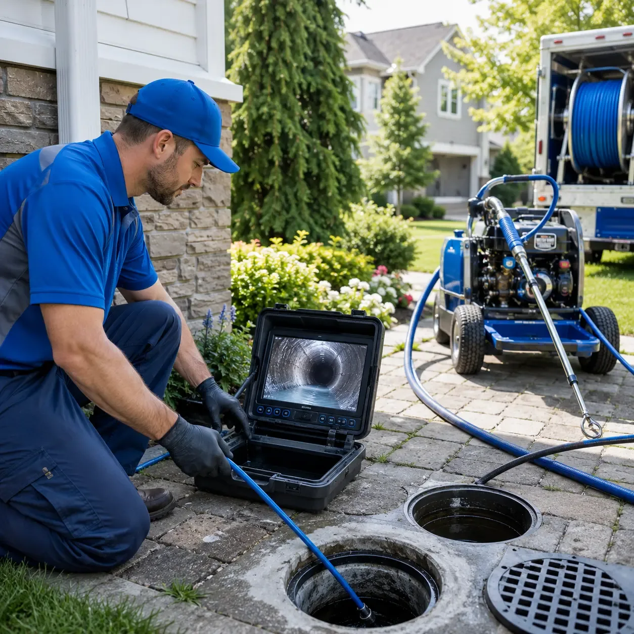 Outdoor drain cleaning professionals serving Knox, PA