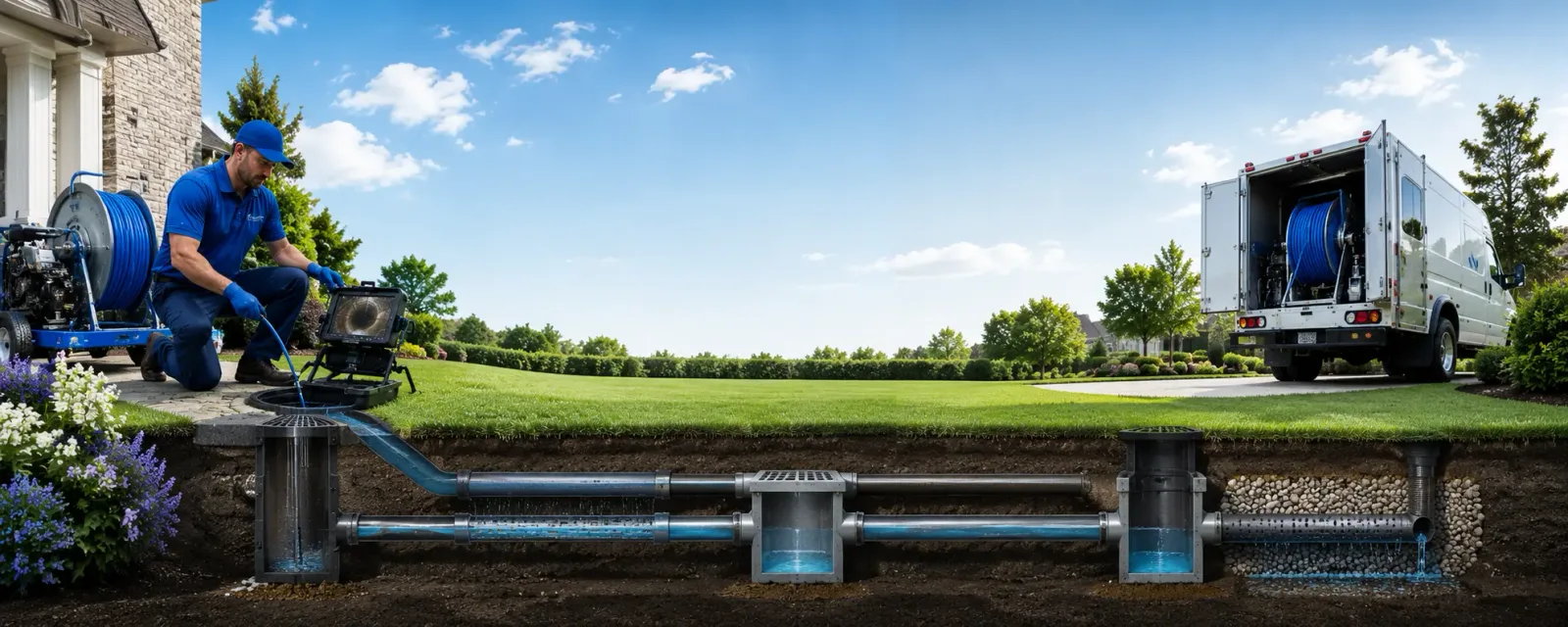 Outdoor drain cleaning information for Knox, PA